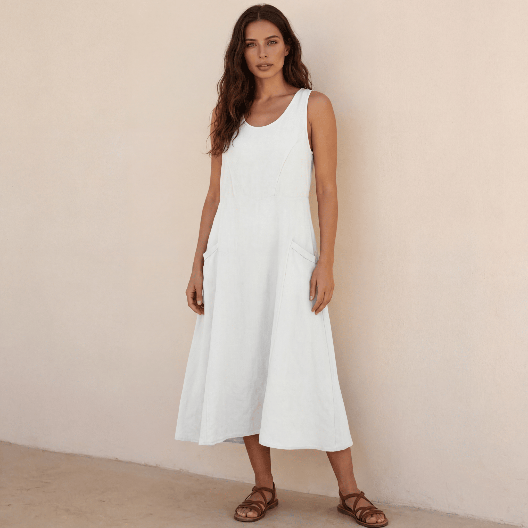 lichte en comfortabele jurk met een luchtige pasvorm voor een stijlvolle en moeiteloze look