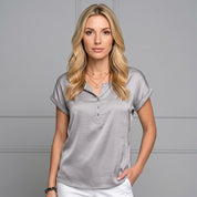 Elegante satijnen blouse - Claire