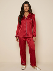 Satijnen Dames Pyjamaset - Olivia