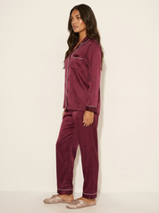 Satijnen Dames Pyjamaset - Olivia
