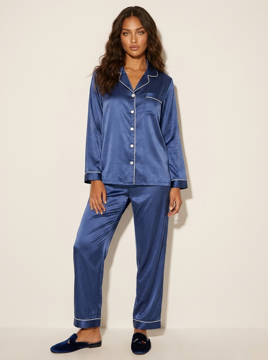 Satijnen Dames Pyjamaset - Olivia