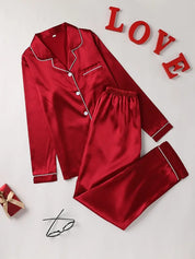 Satijnen Dames Pyjamaset - Olivia