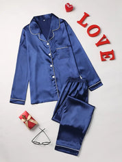 Satijnen Dames Pyjamaset - Olivia