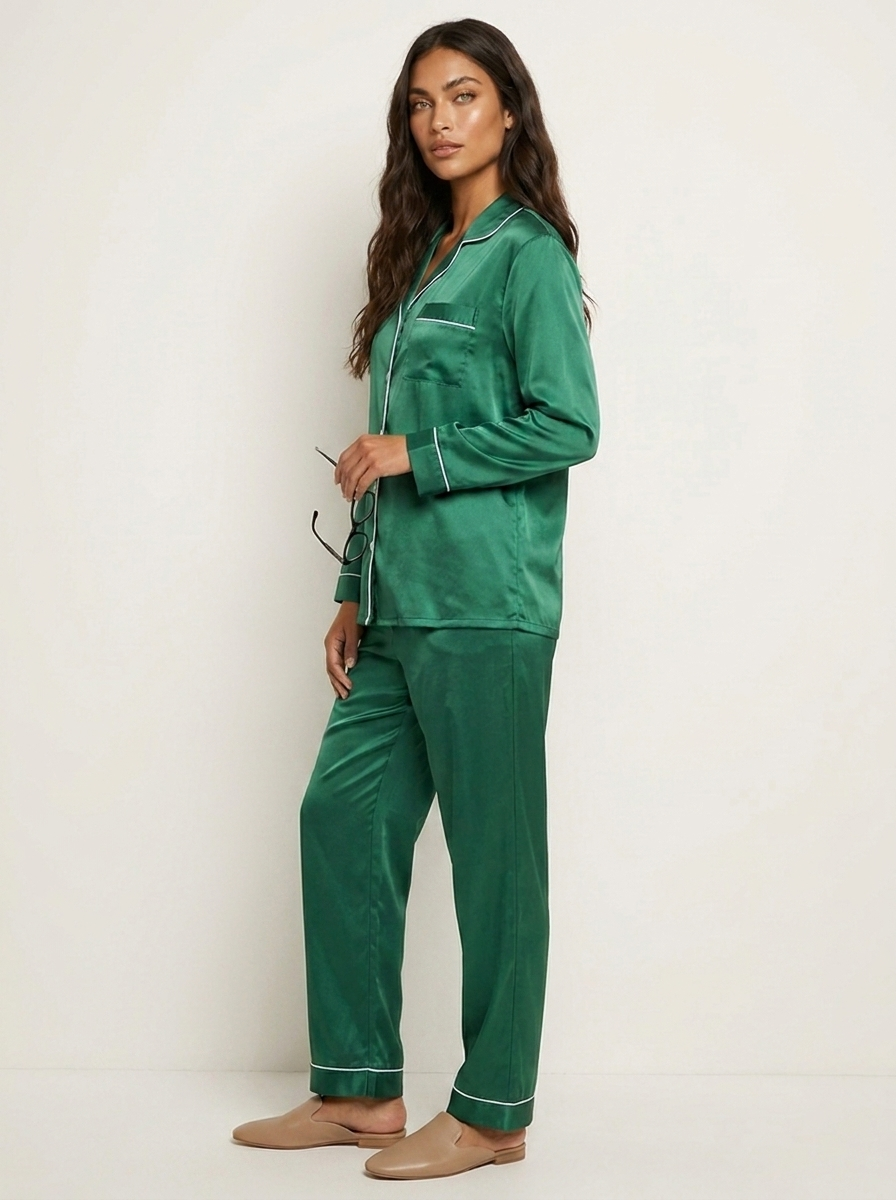 Satijnen Dames Pyjamaset - Olivia