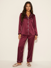 Satijnen Dames Pyjamaset - Olivia