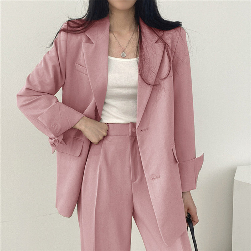 Elegante tweedelige blazer set dames – Elara