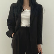 Elegante tweedelige blazer set dames – Elara