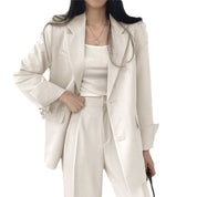 Elegante tweedelige blazer set dames – Elara