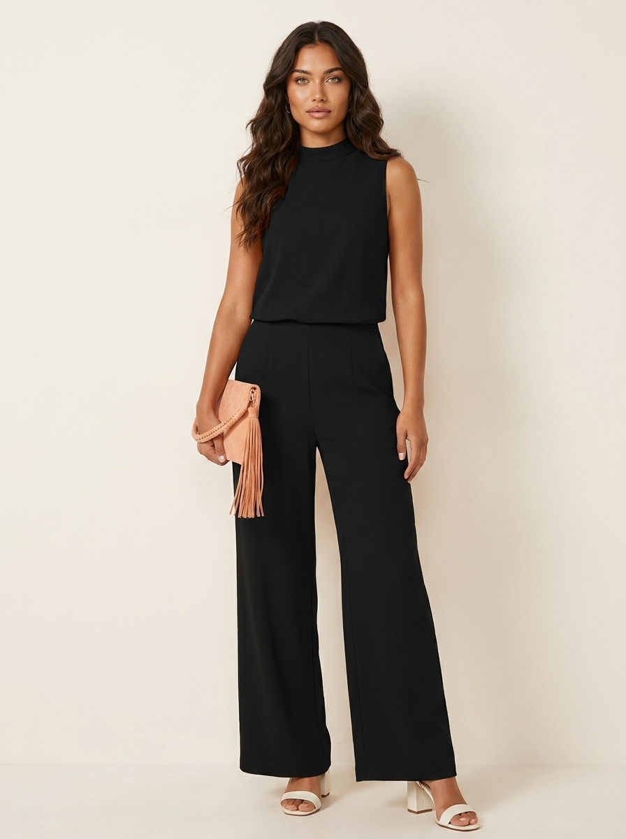 Elegante wijde pijpen jumpsuit - Noa