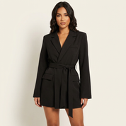 Elegante blazerjurk met ceintuur – Livia