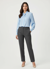 Elegante blouse met strikdetail – Camille