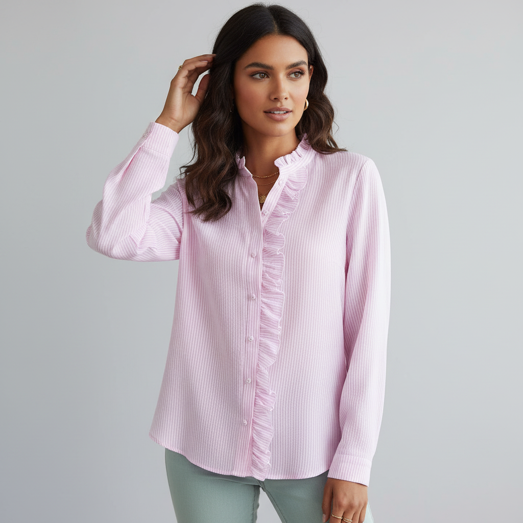 Elegante blouse met verfijnde details en tijdloze uitstraling