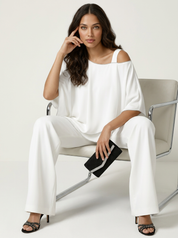 Elegante chiffon dames set - Elena