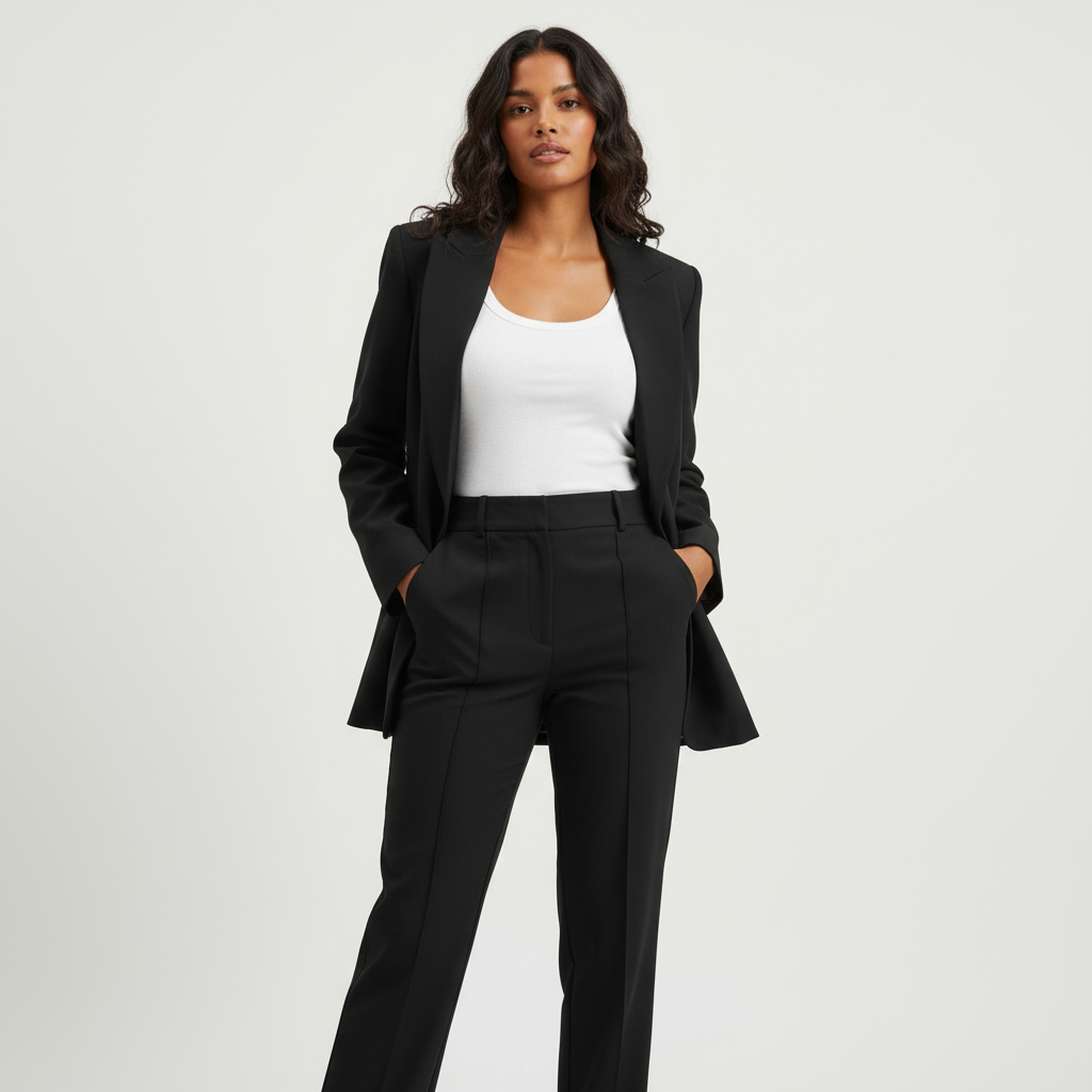 Elegante dames blazer met broek set – Amara