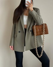 Elegante dames blazer met dubbele knoopsluiting - Celestine