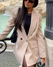 Elegante dames blazer met dubbele knoopsluiting - Celestine