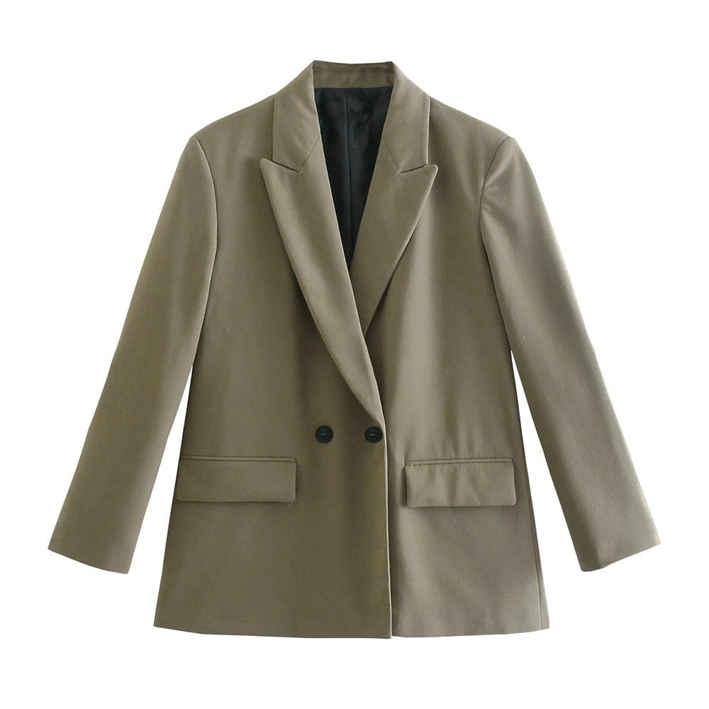 Elegante dames blazer met dubbele knoopsluiting - Celestine