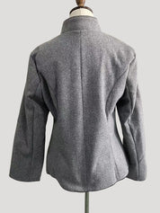 Elegante damesblazer met structuurstof en luxe knopen