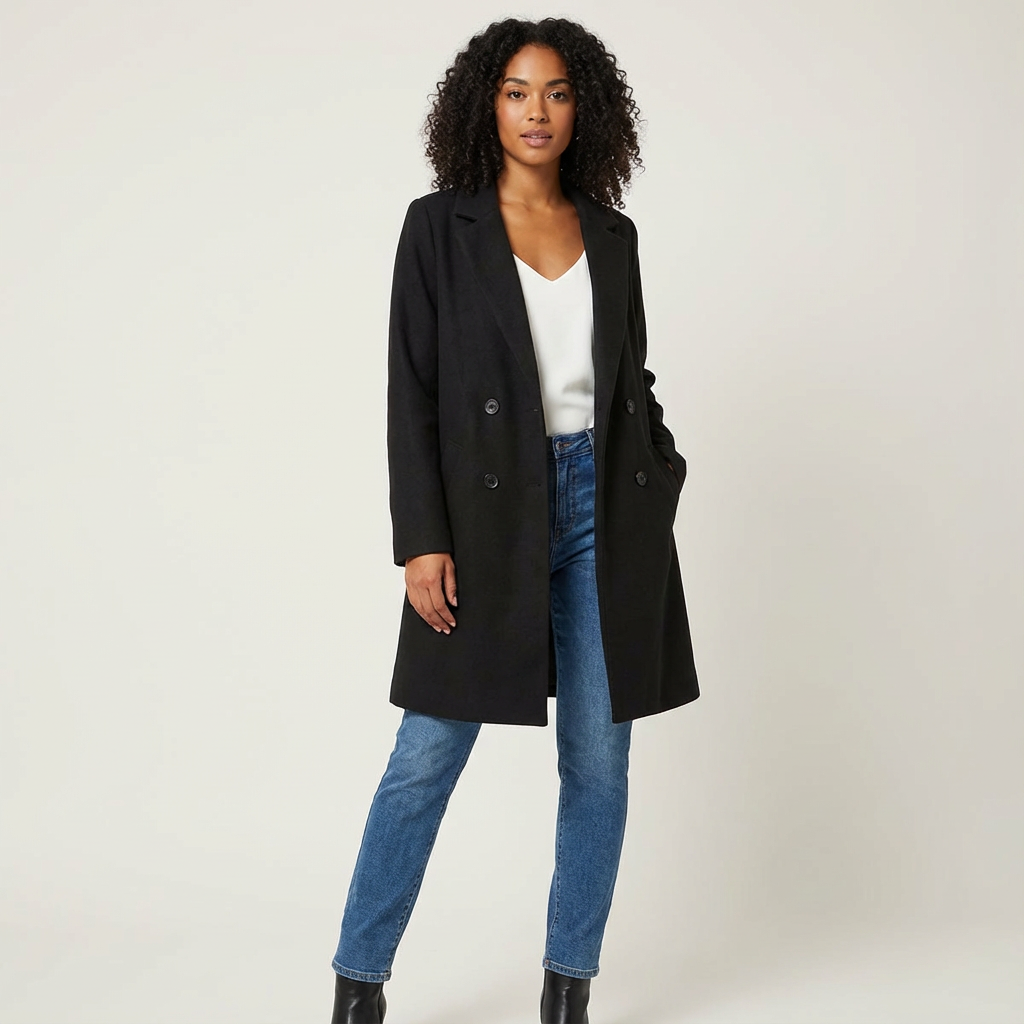 Elegant women's coat with a timeless fit – Celeste