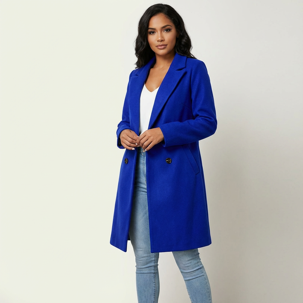 Elegant women's coat with a timeless fit – Celeste