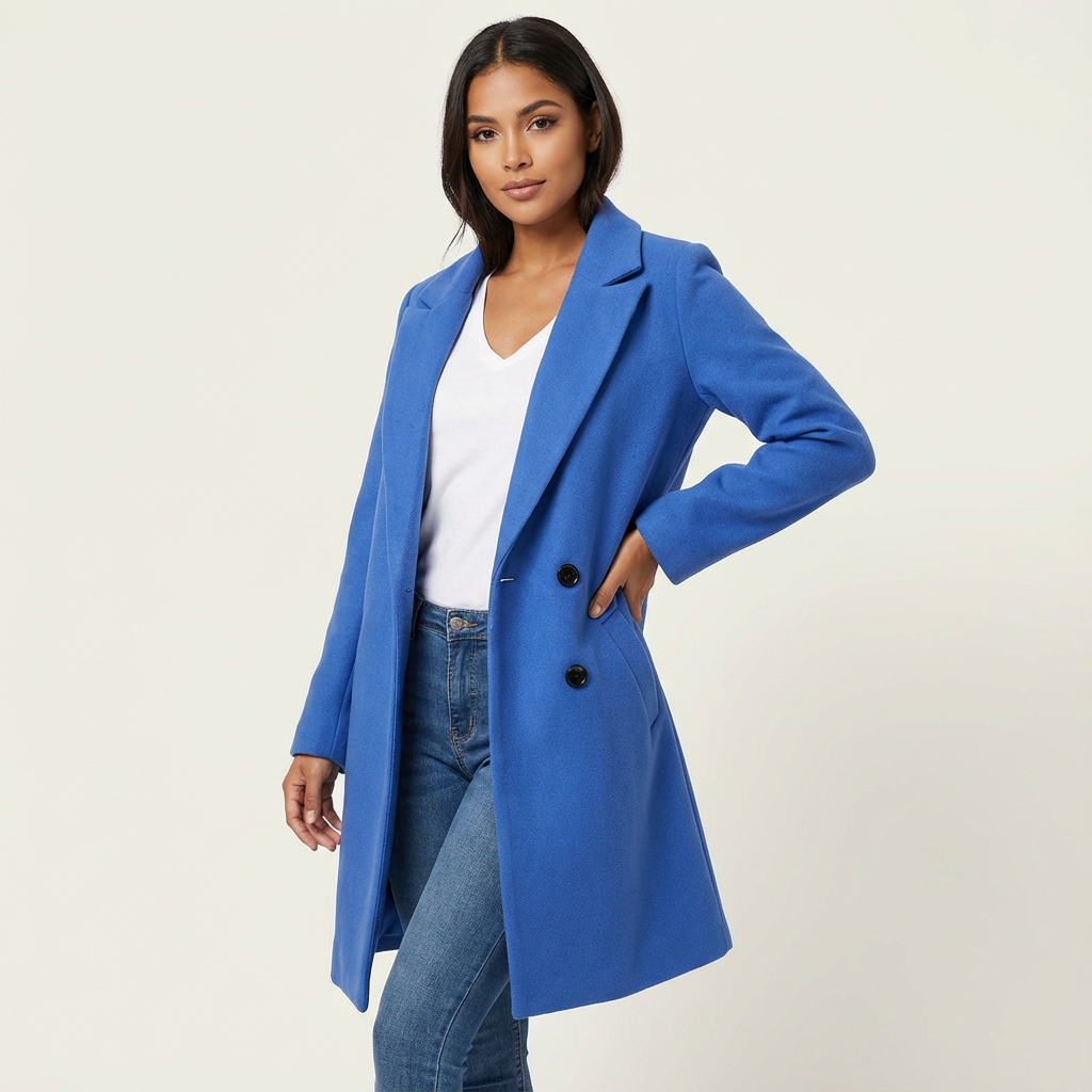 Elegant women's coat with a timeless fit – Celeste