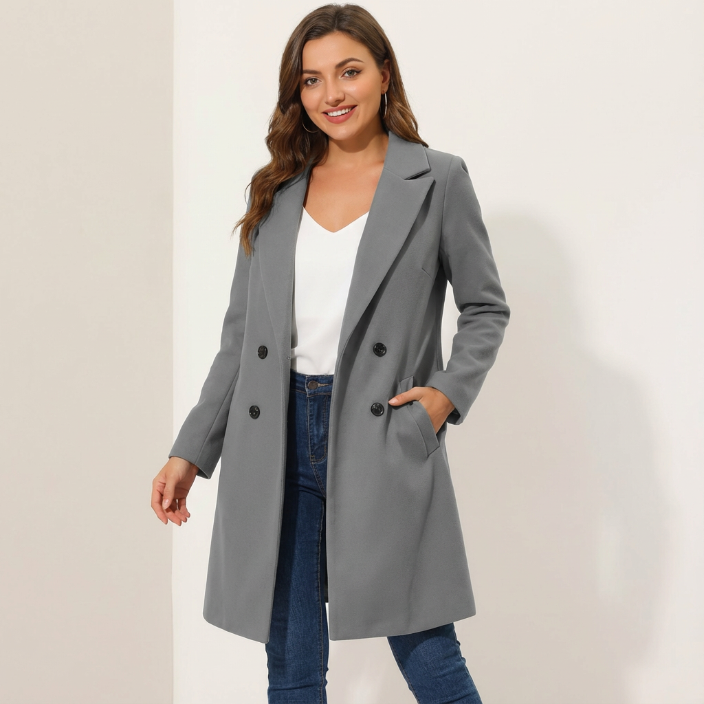 Elegant women's coat with a timeless fit – Celeste