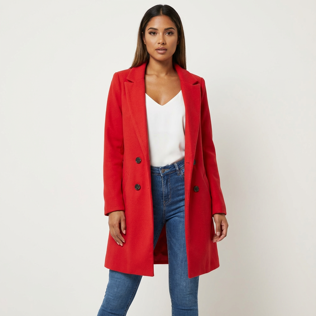 Elegant women's coat with a timeless fit – Celeste