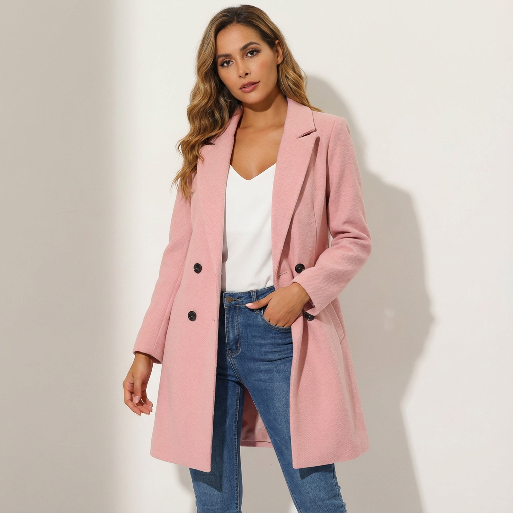 Elegant women's coat with a timeless fit – Celeste