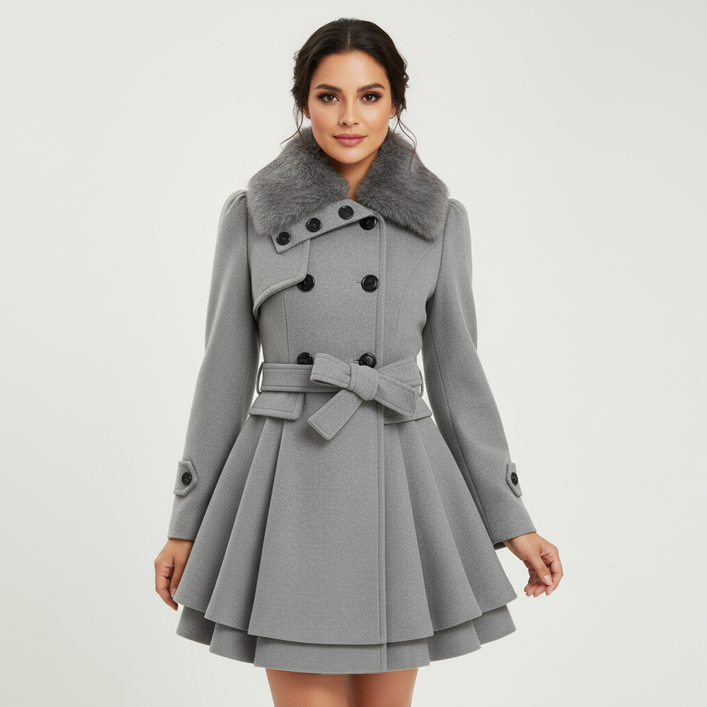 Elegante dames mantel - Tess