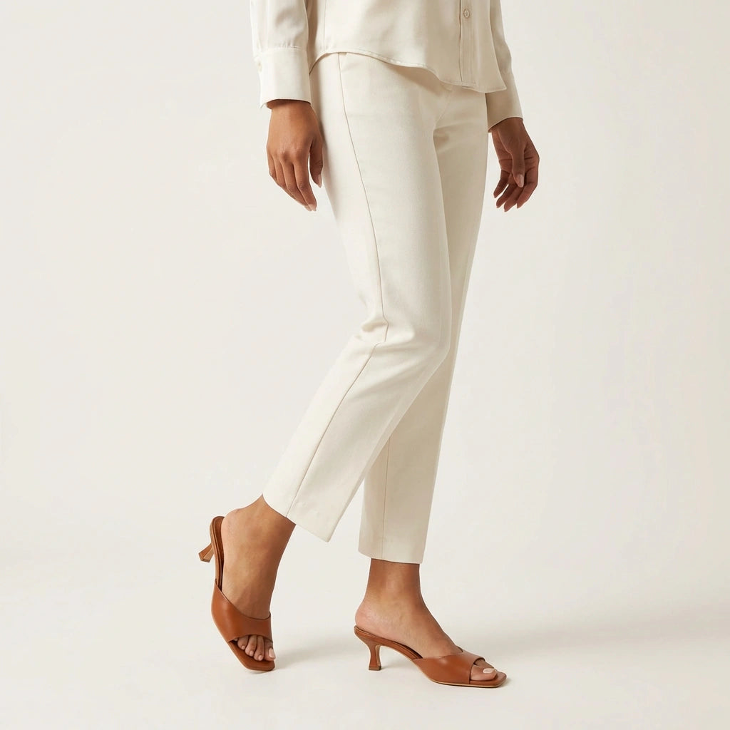 Elegante dames muiltjes met lage hak – Victoria