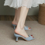 Elegante dames muiltjes met lage hak – Victoria
