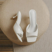 Elegante dames muiltjes met lage hak – Victoria