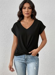 Elegante dames top met v-hals - Alessia