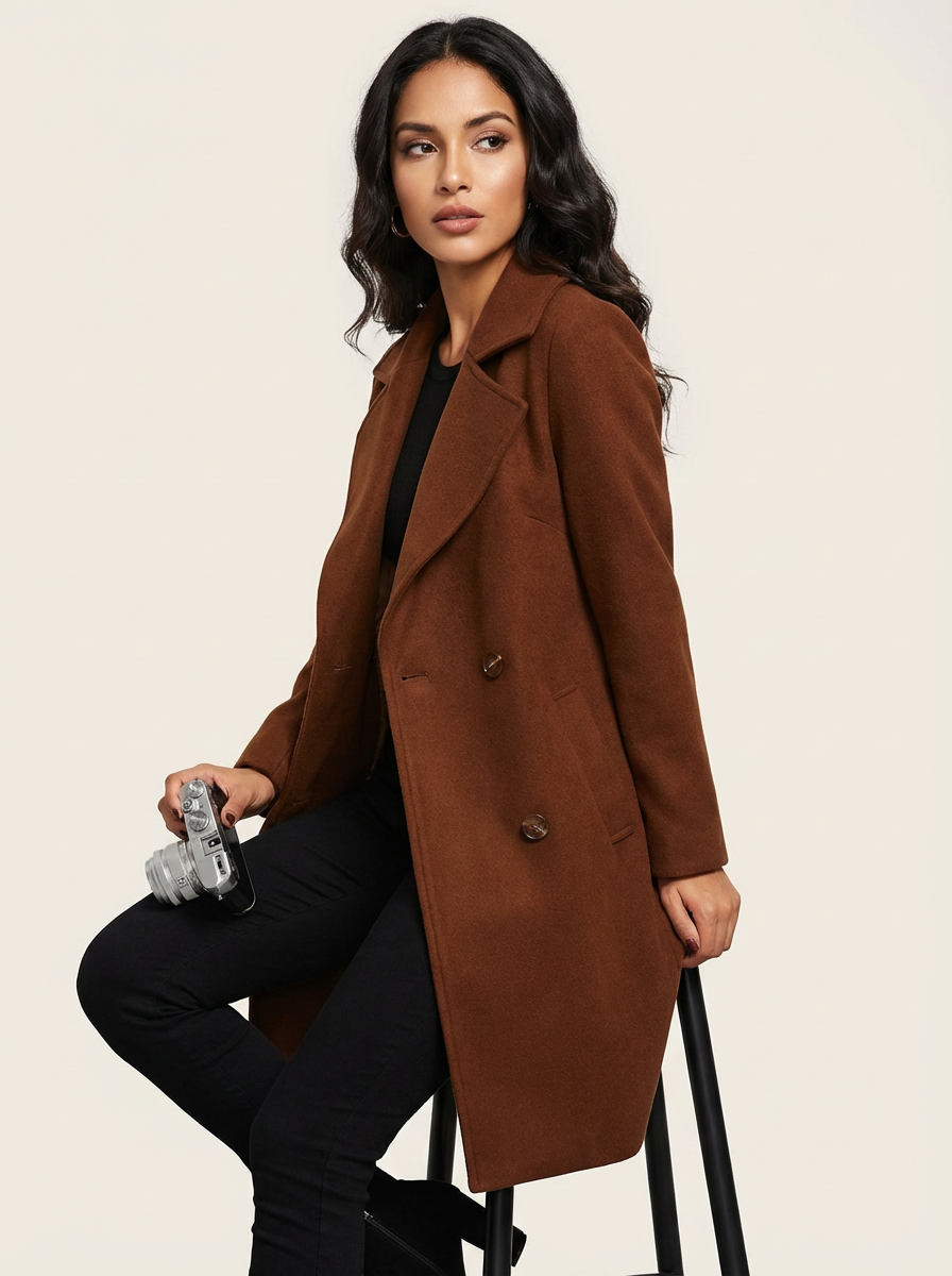Klassieke double-breasted trenchcoat - Sophie