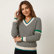 Elegante gebreide dames trui  – Donna