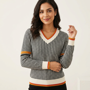 Elegante gebreide dames trui  – Donna