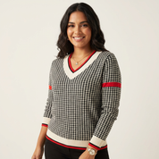 Elegante gebreide dames trui  – Donna