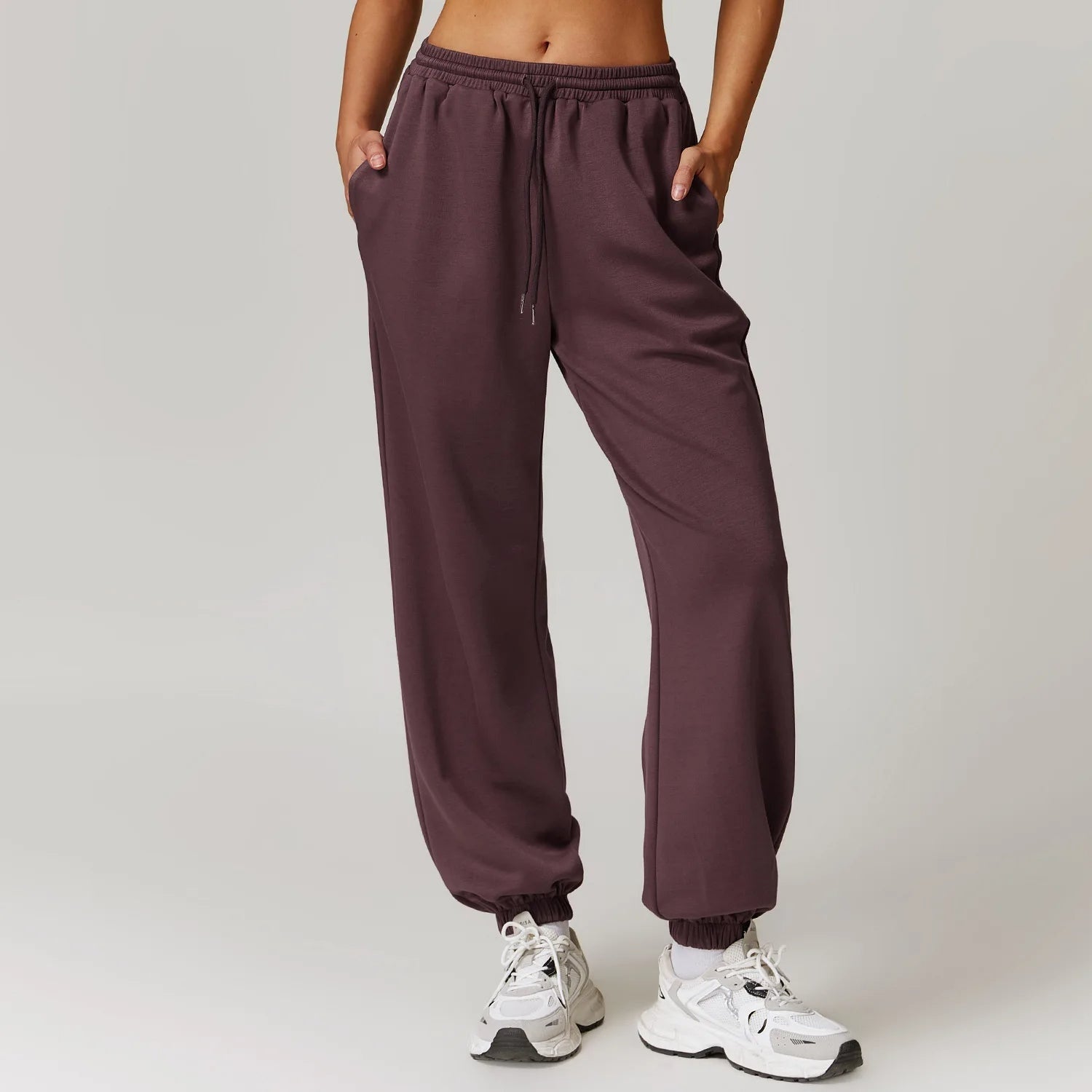 Comfortabele dames jogger met elastische taille – Elara