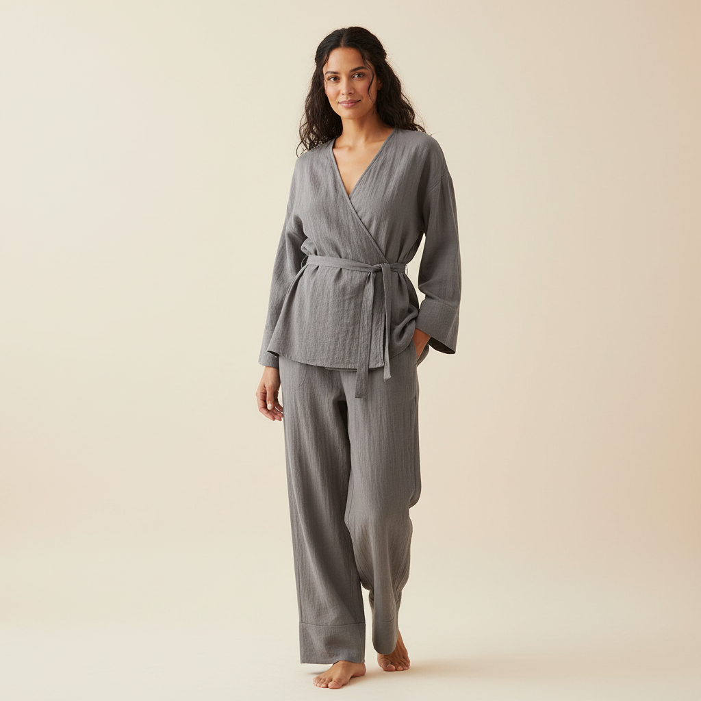 Elegante kimono lounge set dames – Aliya