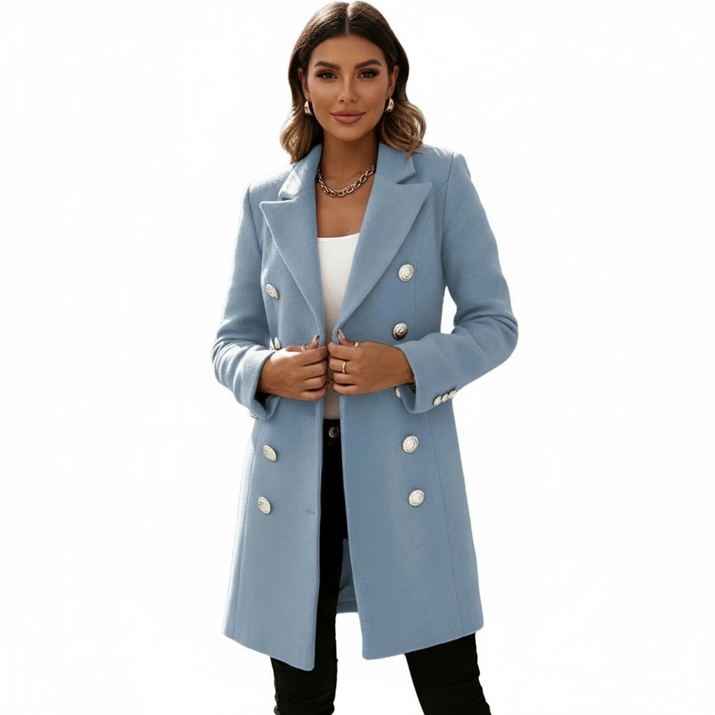 Elegante lange dames mantel – Celeste