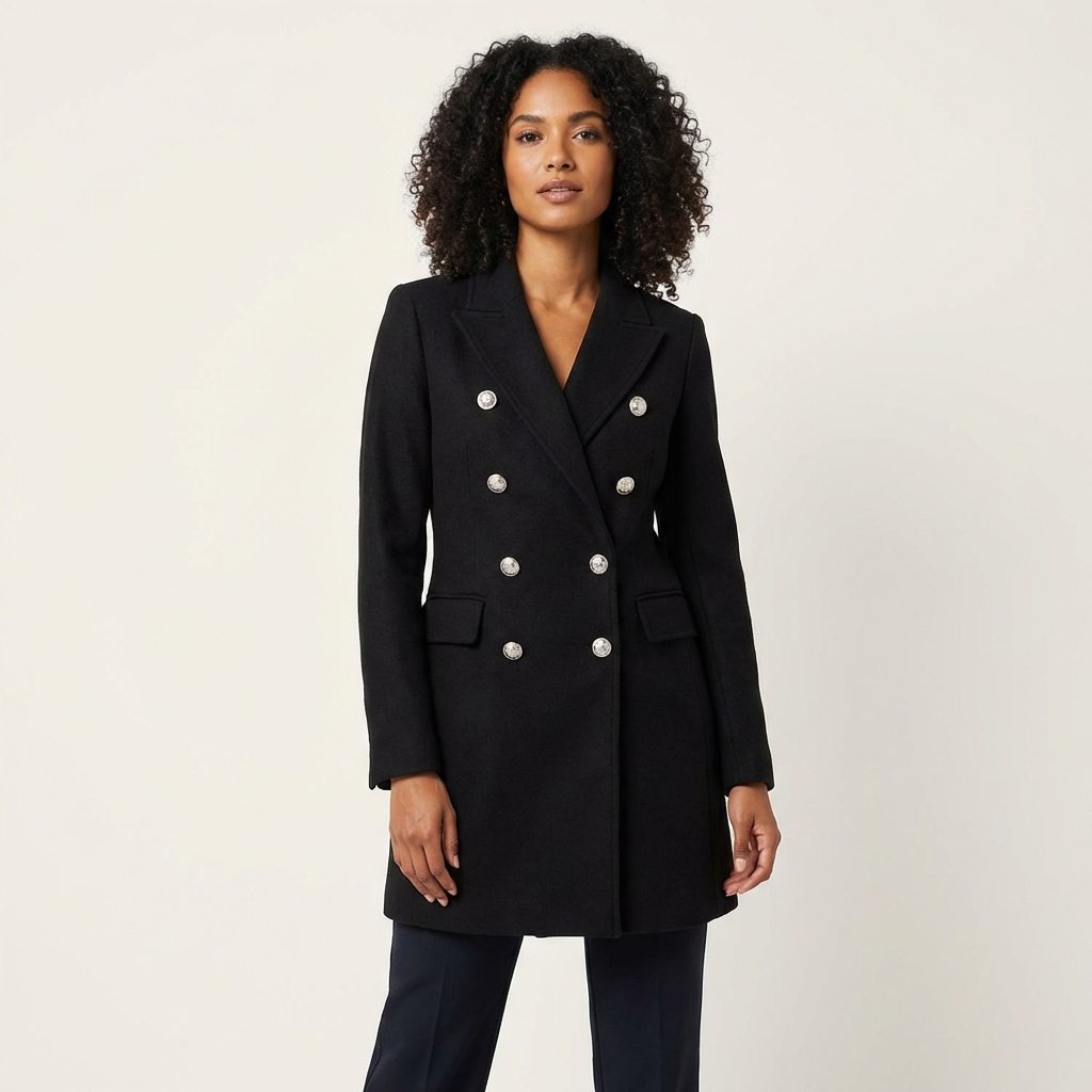 Elegante lange dames mantel – Celeste