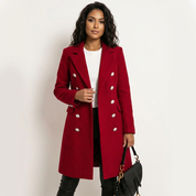 Elegante lange dames mantel – Celeste