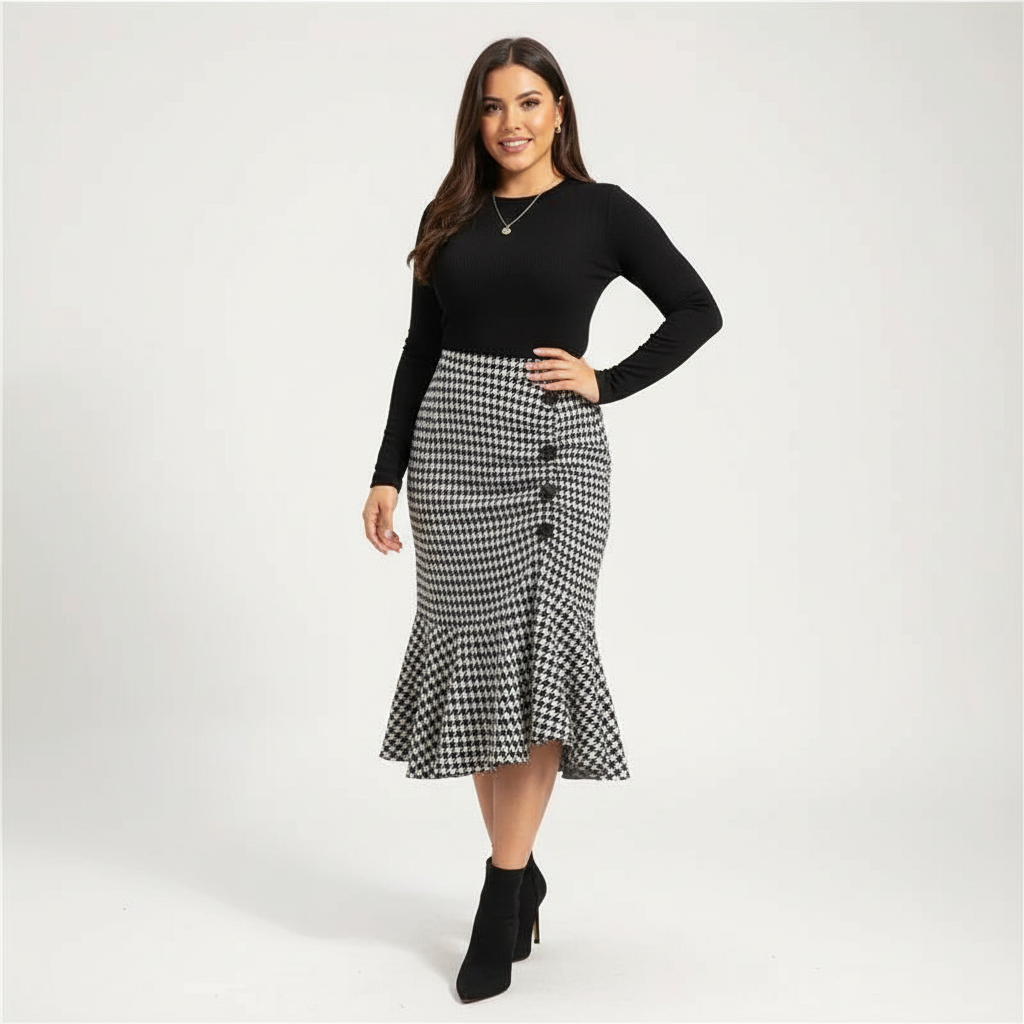 Elegante midi rok voor dames – Juliette