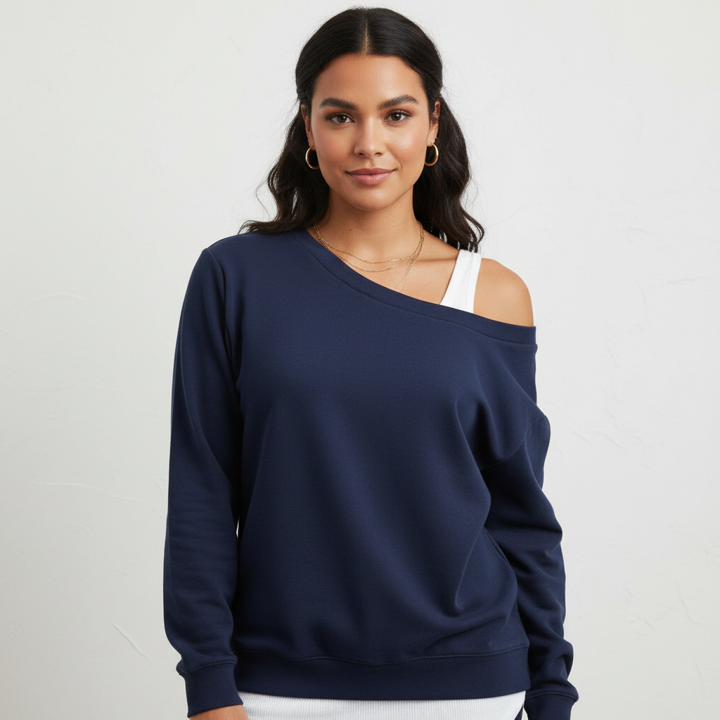 Elegante off-shoulder sweater – Elin