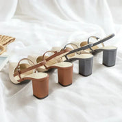 Elegante slingback pumps met blokhak – Aurélia