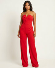 Elegante strapless dames jumpsuit – Valeria