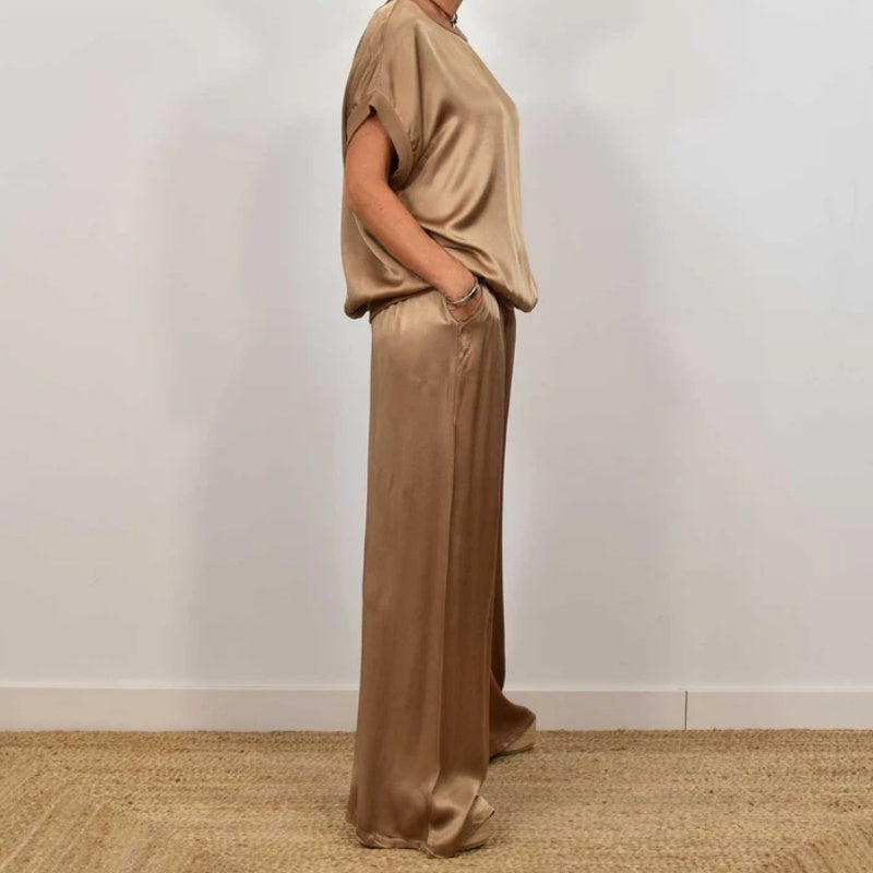 Elegante tweedelige dames set met soepele pasvorm – Heather