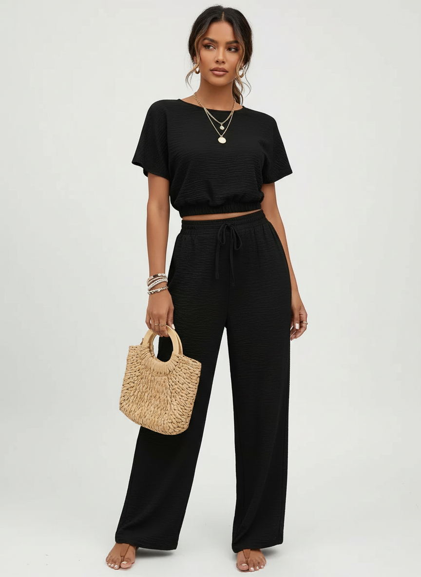 Elegante tweedelige lounge set dames – Hanny