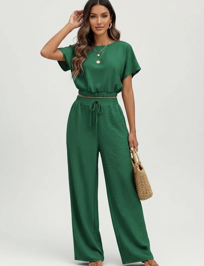 Elegant two-piece women's loungewear set – Hanny