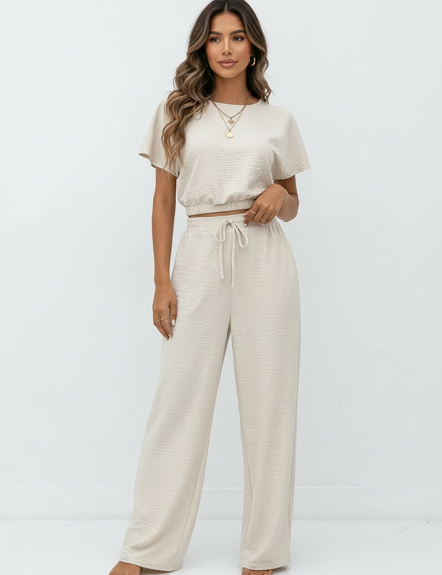 Elegant two-piece women's loungewear set – Hanny